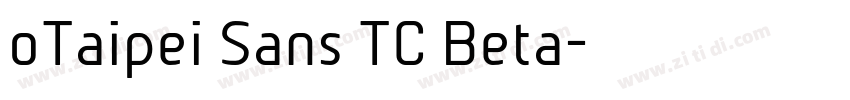 oTaipei Sans TC Beta字体转换